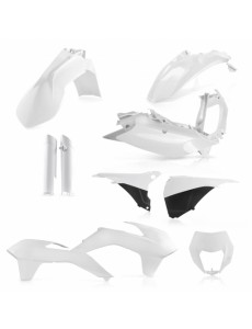 KIT PLÁSTICOS COMPLETO ACERBIS KTM EXC / EXC-F 2014 - 2015 BRANCO